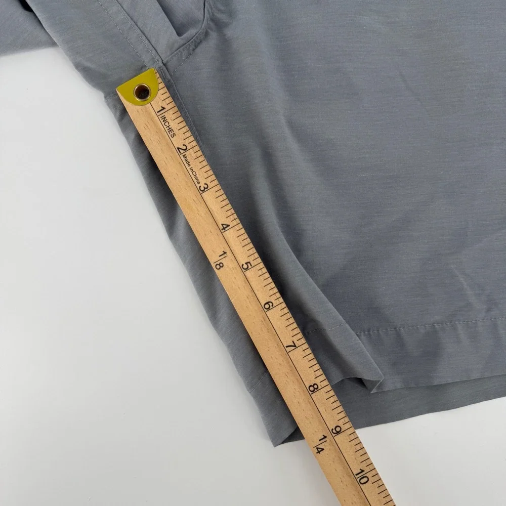 Faherty All Day Shorts Mens 34 Grey Hybrid Performance Boardshorts Quick Dry